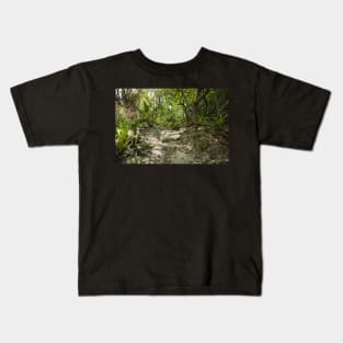 Niue walking track. Kids T-Shirt